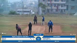 All Rounders vs Mighty Conquerors club (MCC) live cricket match | 04-Jan-26 11:40 AM 20 live - Aveng