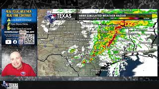 Storm Line Moving East: Severe Risk Later Today in East/Southeast Texas