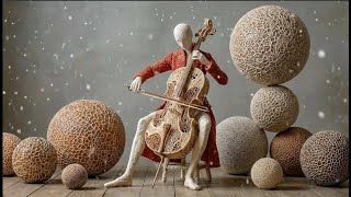Surreal AI Art: Silver Moonlight Christmas