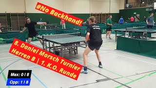 Daniel Morsch Turnier 2020 | 1. K.O. Runde (Einzel 4)