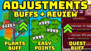 😍 PLANTS BUFF, QUESTS BUFF, AND MORE ADJUSTMENTS IN GARDEN HORIZONS