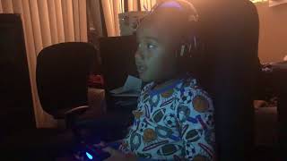 3/31/18 Saturday night with this kid!