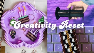 CREATIVITY RESET | healing, practicing gratitude, and prepping for a craft show  
