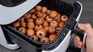 Put Mushrooms in the Air Fryer and THIS Happens…
