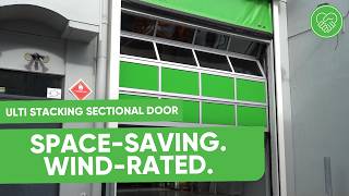 Ulti Stacking Sectional Door | Space-Saving, Wind-Rated Door Solution for NZ Conditions
