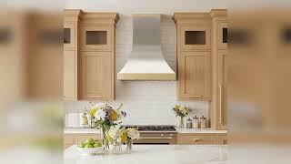 Review: SINDA Classic Hammered Stainless Steel Range Hood with High Airflow Cenrtifugal Blower...