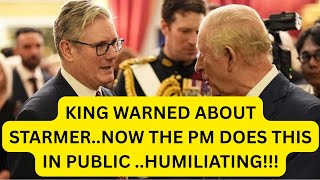 KEIR DUMPS KING IN PUBLIC ..WHAT A SHAMBLES #royal #kingcharles #news 