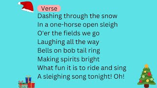 Jingle Bells - Backing Track & Lyrics