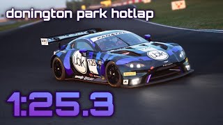 ACC Donington Park Hotlap 1:25.3 Aston Martin AMR Vantage V8
