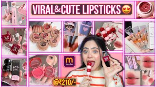 Trying Viral & Cute Lipstick from Meesho 😍| I am shocked 😱| Ronak Qureshi