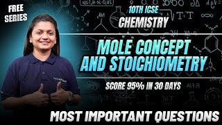 ICSE Class 10 Mole Concept Numericals | Most Important 8 Marks Questions | Chemistry 2026