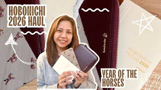 Hobonichi 2026 Planner Haul  | Techo A6, Leather Cover & Weeks First Impressions 🤎