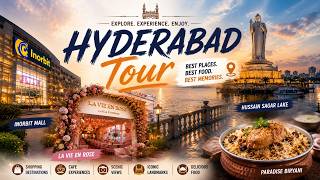 Hyderabad Tour | Inorbit Mall, La Vie En Rose, Hussain Sagar Lake, Buddha Statue, Paradise & Airport