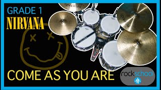 🥁 Rockschool Grade 1 – Come As You Are (Nirvana) | Drum Play-Along + Notation