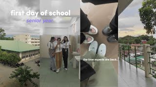 first day of school *SENIOR YEAR* 📖| shs vlog | PHILIPPINES 🇵🇭