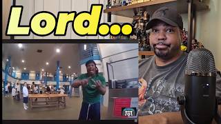 Male Prisoner BEATS THE BRAKES Off of Two Female Guards!