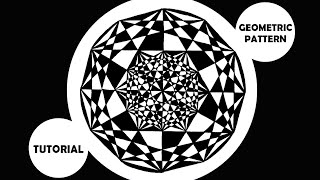 Geometric Pattern Tutorial | Geometric Art for Beginners | Geometric Mandala | Art Box