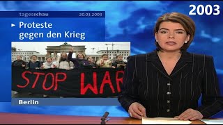 ARD 20.03.2003 - Tagesschau zum Beginn des Irak-Kriegs