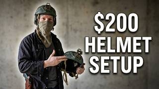 Complete pasgt high cut Helmet Setup for Under $200? with budget Wilcox mount!