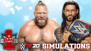 2022 WWE DAY 1 | Roman Reigns VS Brock Lesnar - WWE Universal Championship (WWE 2K20)