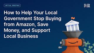 Virtual Event: How to Help Your Local Government Stop Buying from Amazon