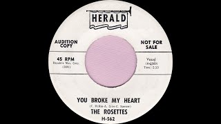 ROSETTES You Broke My Heart (1961)