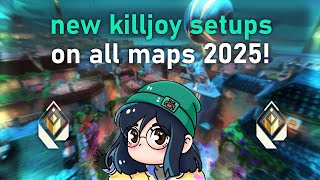 *NEW* Radiant Killjoy Setups For Every Map 2025! (Valorant Guide)