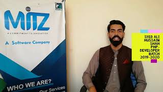 Syed Ali Hussain PHP Developer at MITZ views