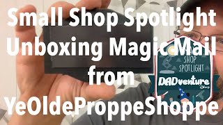 DADventure Disney Small Shop Spotlight - Magic Mail From Ye Olde Proppe Shoppe - Halloween Unboxing
