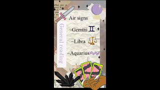 🌬️AIR SIGNS🌪️LIBRA, GEMINI, AQUARIUS