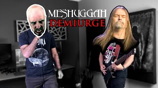 Meshuggah-Demiurge [Live one take guitar and vocal cover]