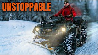 Can This ATV Plow 4FT of Snow at -30F?
