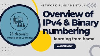 Overview of IPv4 & Binary numbering | Network Fundamentals