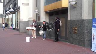 San Francisco street drummers