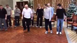 Don O'Connor Team Building in Dromoland Castle - Irish Dance and Percussion Coaching Session