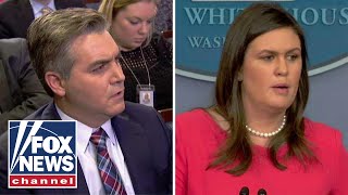 Sanders calls on Jim Acosta at White House press briefing