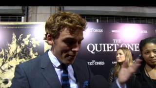 Sam Claflin Interview  The Quiet Ones