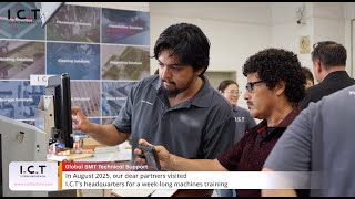 RS-1R Pick & Place Machine Full Line Training at I.C.T – Partner Visit & Tech Support