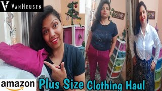 Plus Size  Fashion 💃 Haul From Amazon | Styling Shirt In Many Ways | Trendy Outfit Ideas With Shirt