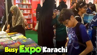 Walking Busy Expo Center Karachi | Book Fair 2023 Karachi Pakistan