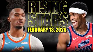 NBA Rising Stars Full Game Highlights – February 13, 2026 | NBA Rising Stars Game