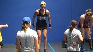 Michelle - Fight Gone Bad! workout @ Crossfit Parabellum Turlock 8/10/13