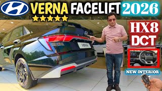 NEW HYUNDAI VERNA FACELIFT HX8 DCT 2026 MODEL REVIEW✅NEW VERNA FACELIFT 2026 REVIEW @NarrusAutovlogs