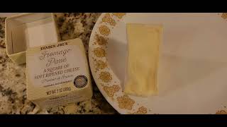 #foodstampfoodies review TRADER JOE'S FROMAGE PAVÉ - if you love brie, get it!