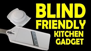 Pampered Chef Simple Slicer - Blind Friendly Kitchen Gadget - The Blind Life