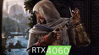 Assassin's Creed Mirage  - RTX 4060 | Intel i5 12400F, 1080p | Benchmark Performance test