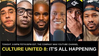 CULTURE UNITED 8 w/ @curtisskingtv @robmarkman @Wayno119 @reedmysole @headkrack & Glasses Malone