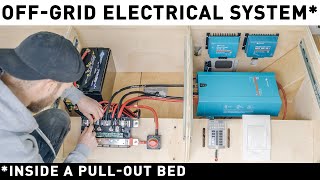 It's complicated. Electrical System in a Pull-Out Bed | Van Conversion Part 2