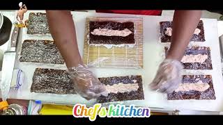 making 8 Maki in 9 minutes | chef's kitchen |