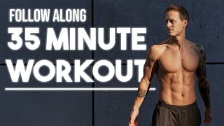 35 Minutes Bodyweight Workout to do Anywhere Anytime! [NO EQUIPMENT]